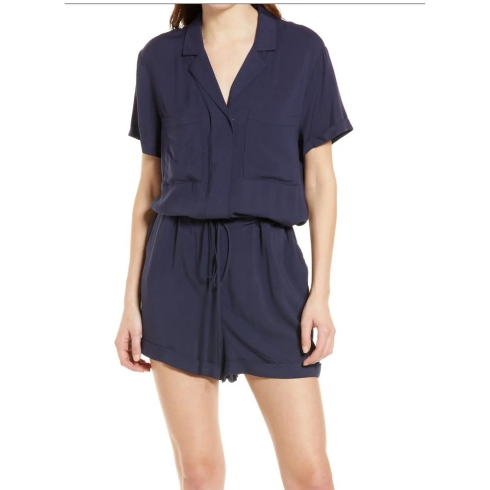 🆕️ NWT! Treasure & Bond Navy Blue Romper | Size XS